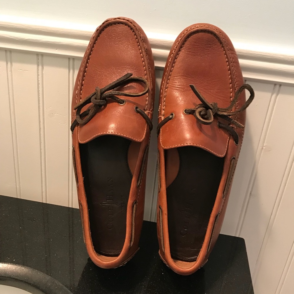 Men’s Cole Haan leather drivers 8M